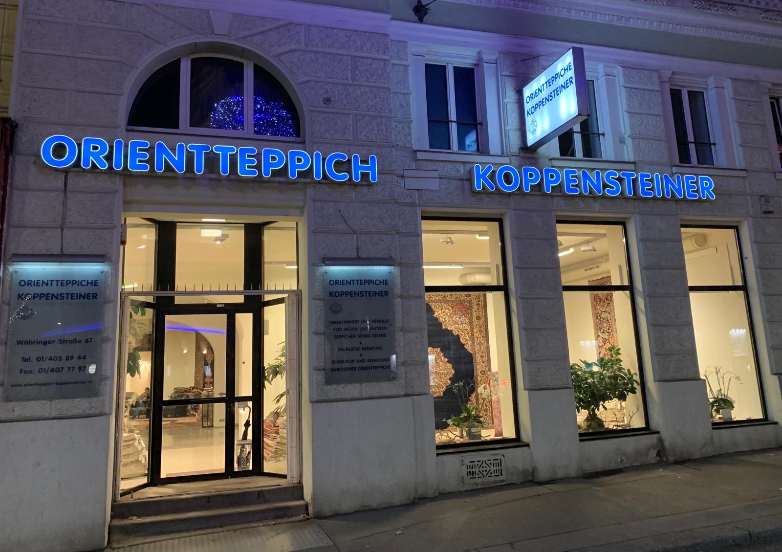 Orientteppich Koppensteiner Showroom Währingerstraße 67 Wien